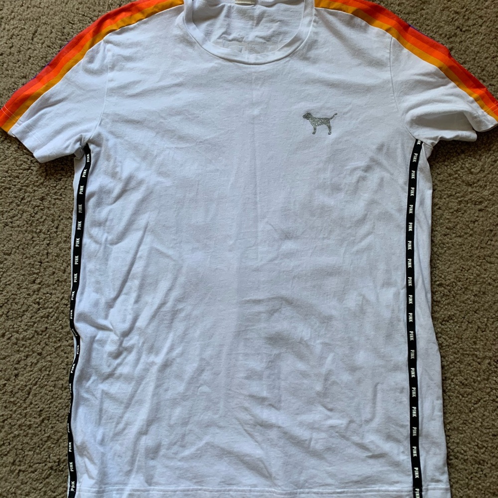 PINK Campus Bling Tee